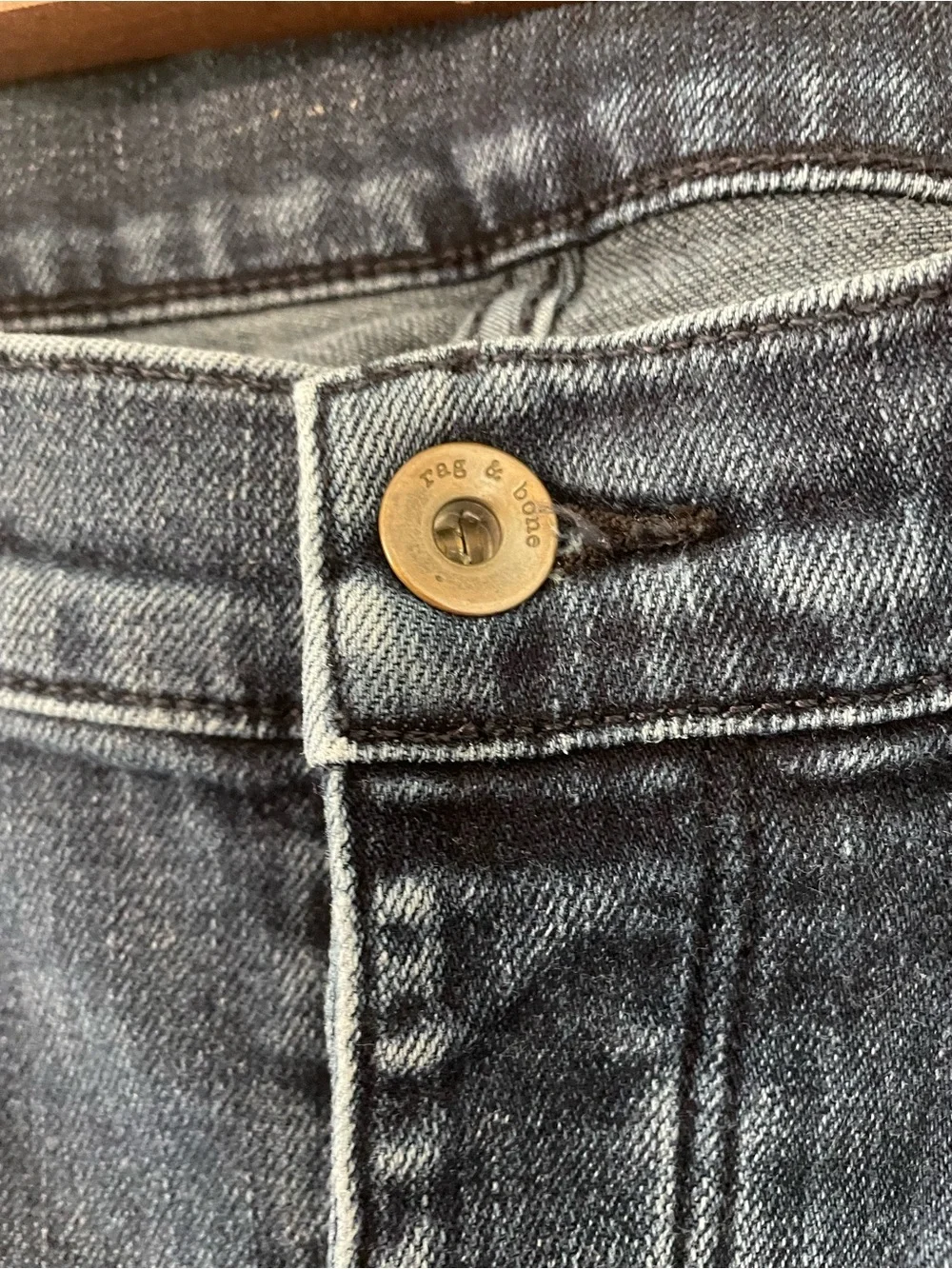 Rag and Bone Fit 2 Slim Dark Wash Mens Demin Jeans Size 34 Bayview Rag & Bone
